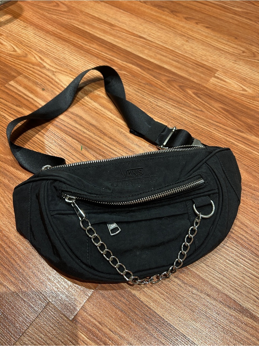 Vans x Sandy Liang Fanny Pack Black Crossbody Belt Bag